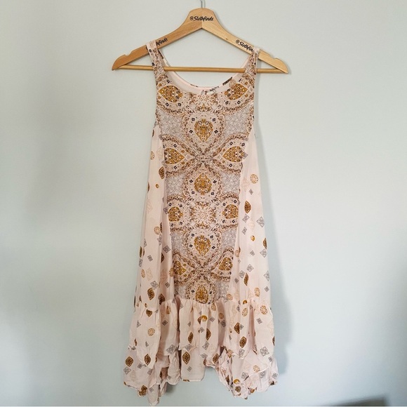 Intimately Free People x UO Into You Mini Boho Slip Dress- Size Small - Picture 10 of 11